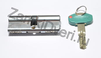 Механизм цилиндровый Securemme K3 80 мм (40*40) кл/кл (мат.никель)